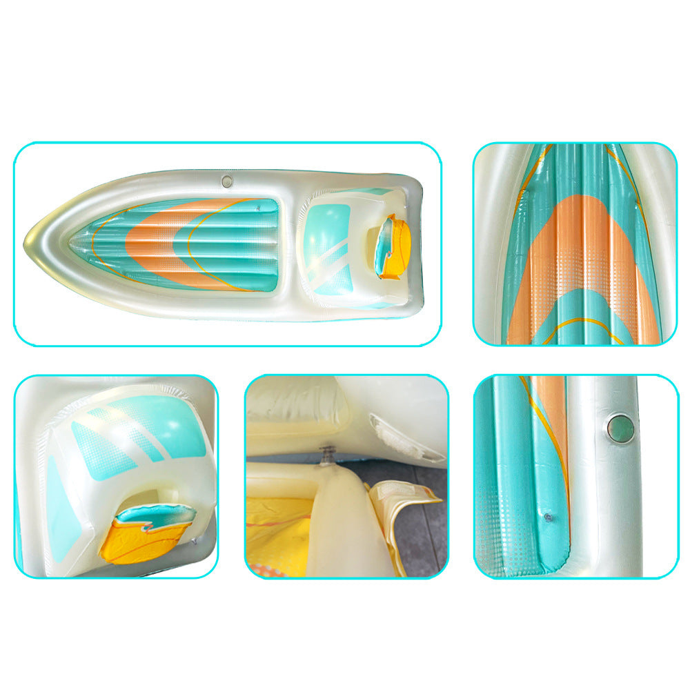 Speed boat pool float & Loungers