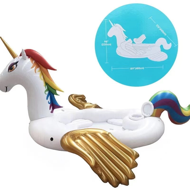 unicorn pool floats for kids starwake size