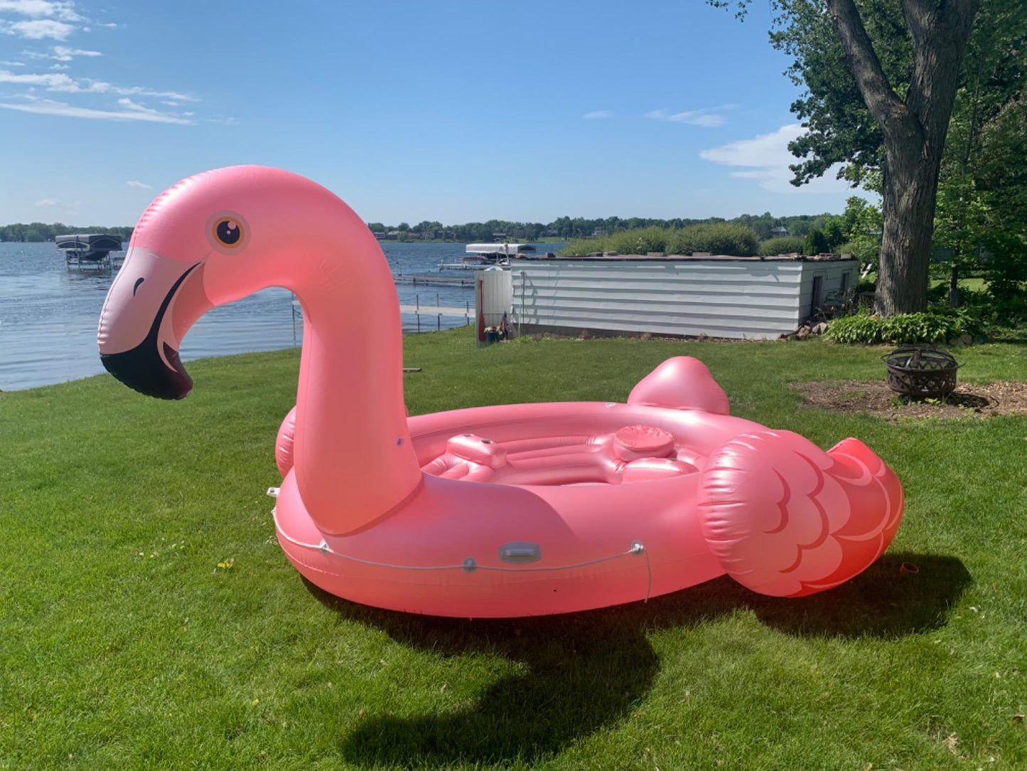 pool flamingo float starwake pink