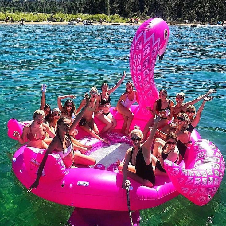 Giant Inflatable Flamingo 4-6 Adult Pool Float