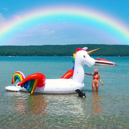 Giant Inflatable Flamingo 4-6 Adult Pool Float