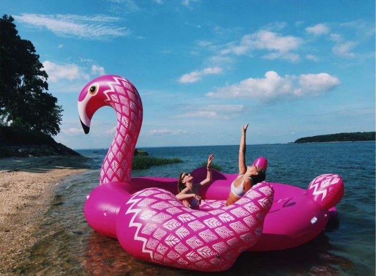 Giant Inflatable Flamingo 4-6 Adult Pool Float