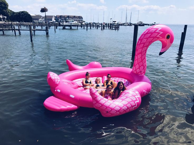 Giant Inflatable Flamingo 4-6 Adult Pool Float