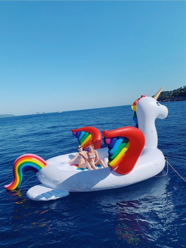 Giantic inflatable Unicorn for 6-Adult pool float starwake