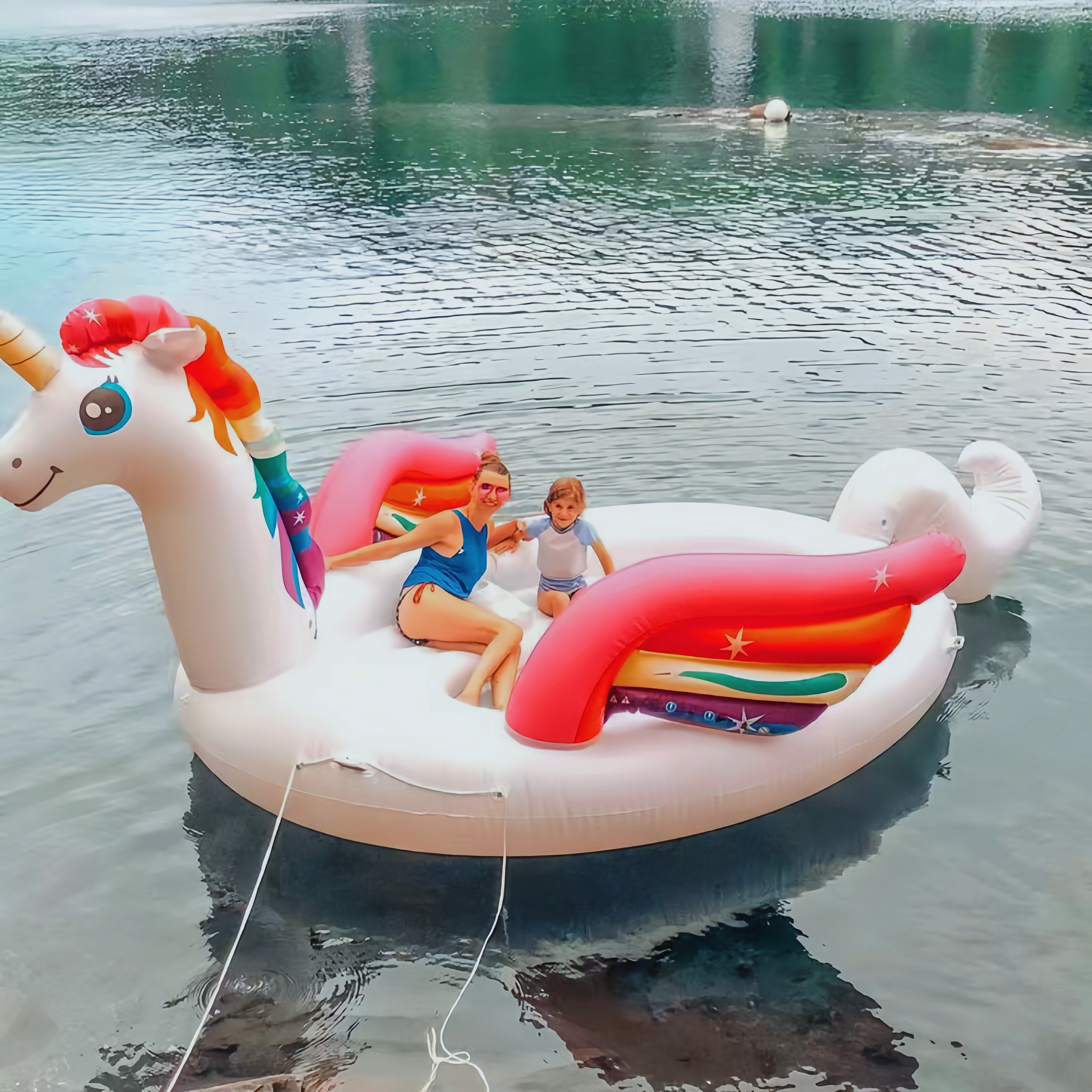 Giant Inflatable Flamingo 4-6 Adult Pool Float