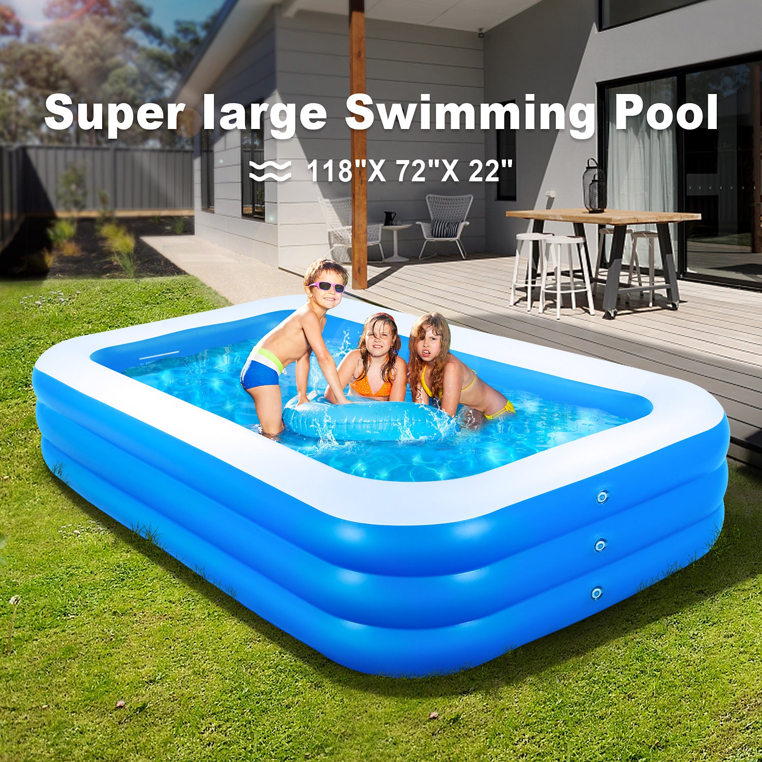 Family Inflatable swimming pool inflatable pool for kids and adults starwake