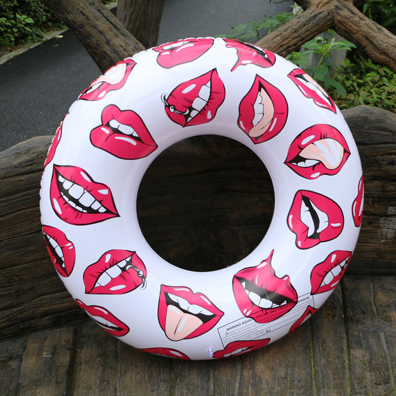 inner tube floats red lips starwake