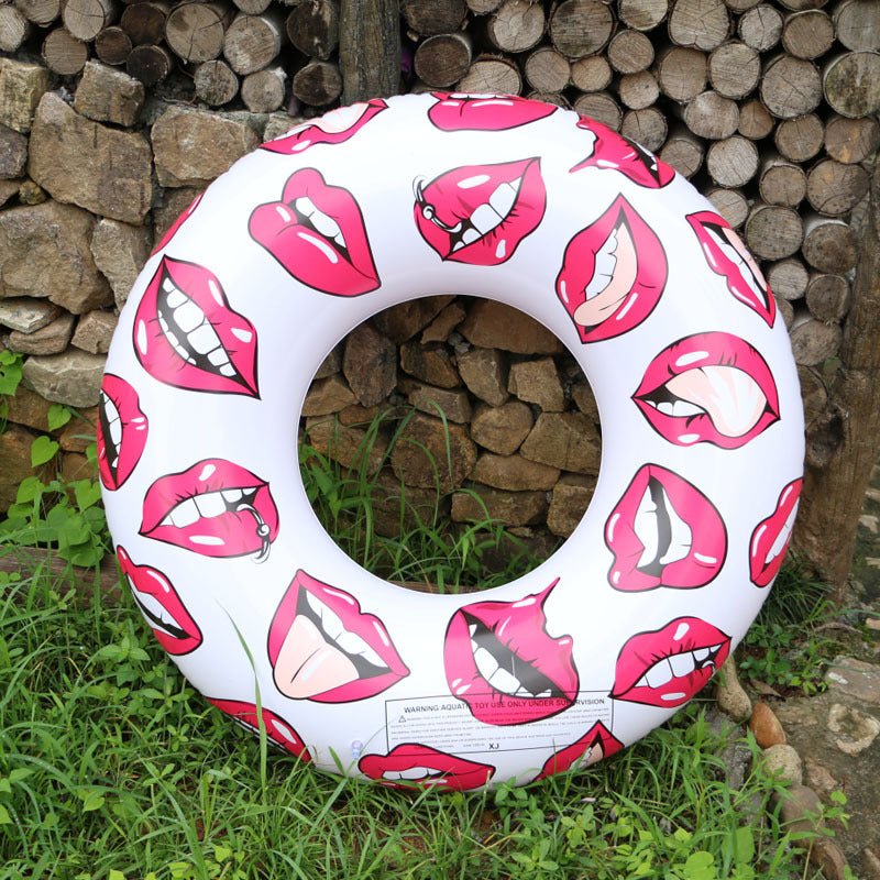 inner tube swimming  starwake red lips