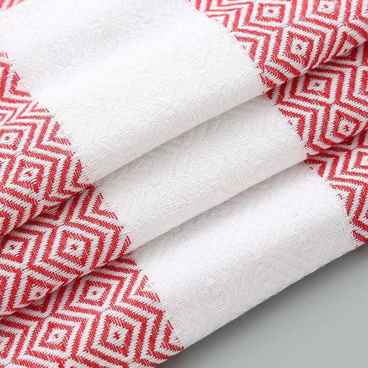 turkish beach towel starwake lozenge pattern