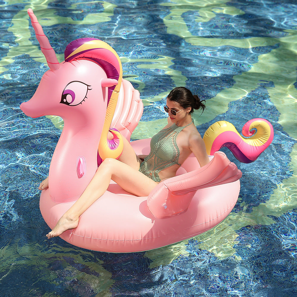 pink unicorn pool float starwake women
