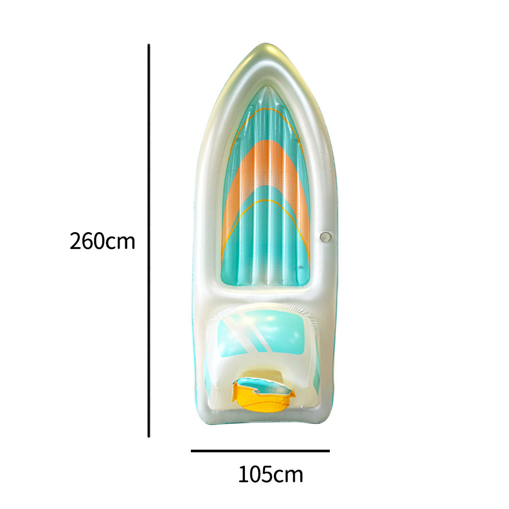 Speed boat pool float & Loungers