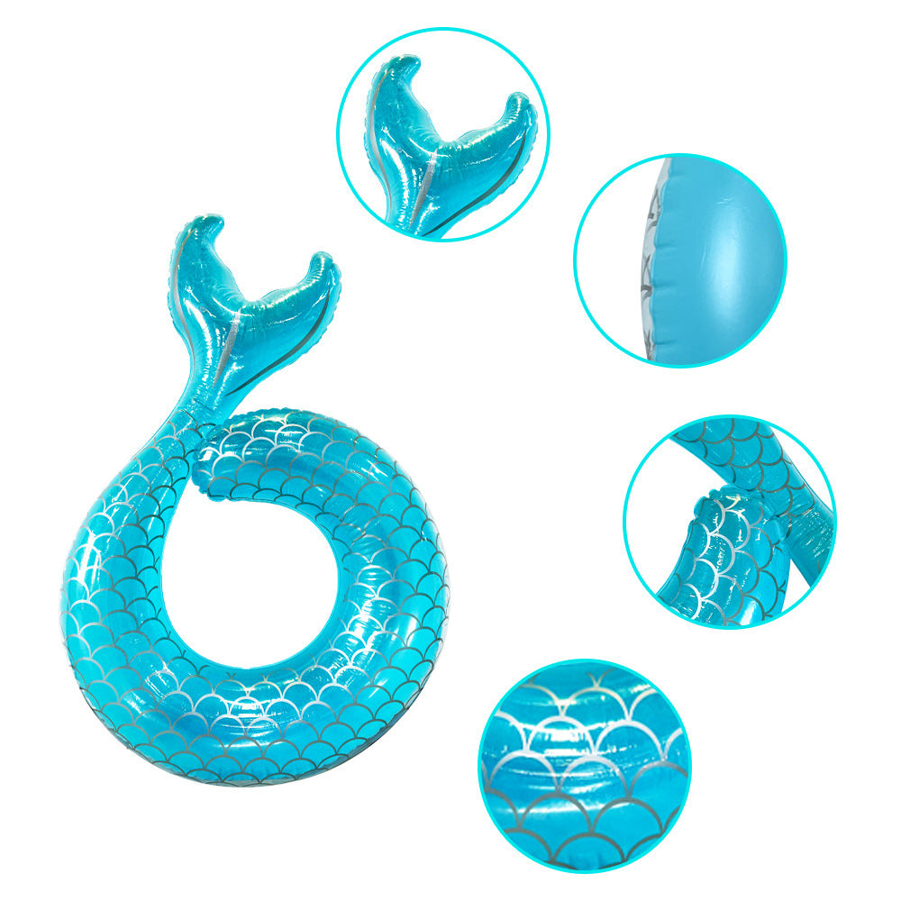 mermaid swim ring starwake  detail