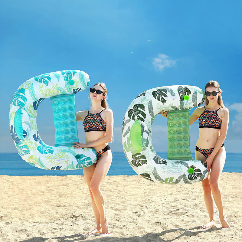 Palm Tree Pool Lounge Float starwake 2 women