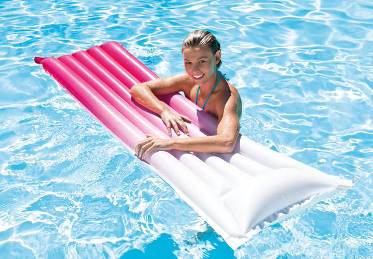 pool float lounger starwake pink