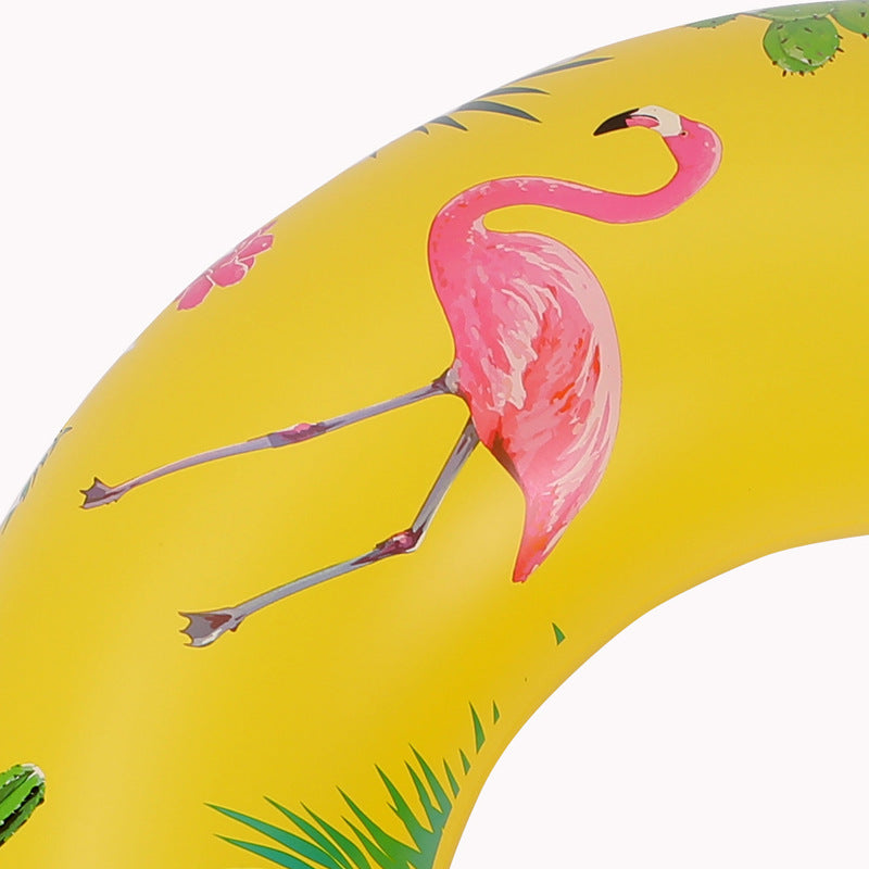 Flamingo inner tube for swimming  starwake detail