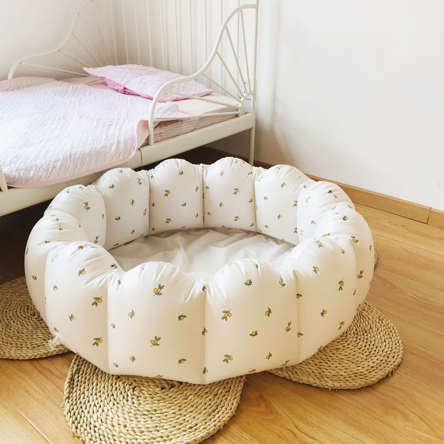 Olive printing baby inflatable pool starwake