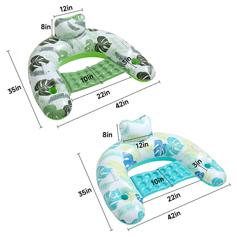 Palm Tree Pool Lounge Float starwake size