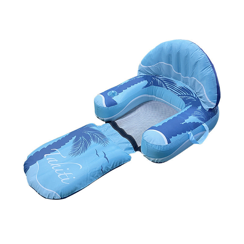 floating pool chairs starwake  blue palm tree