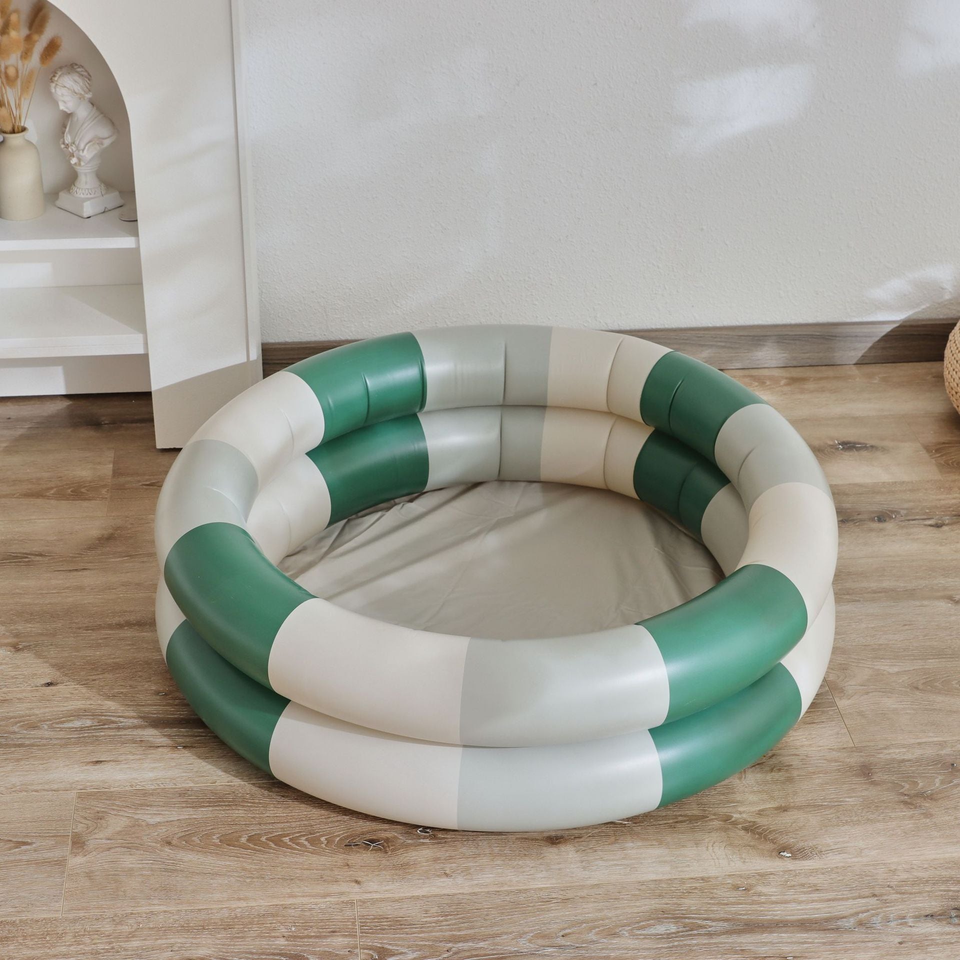 Baby stripe print inflatable pool starwake