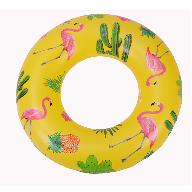 Flamingo Inner Tube for Swimming  starwake yellow