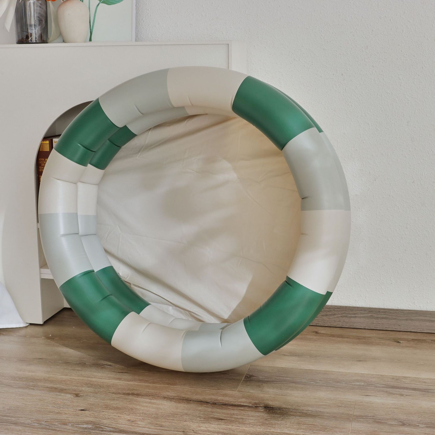 Baby stripe print inflatable pool starwake