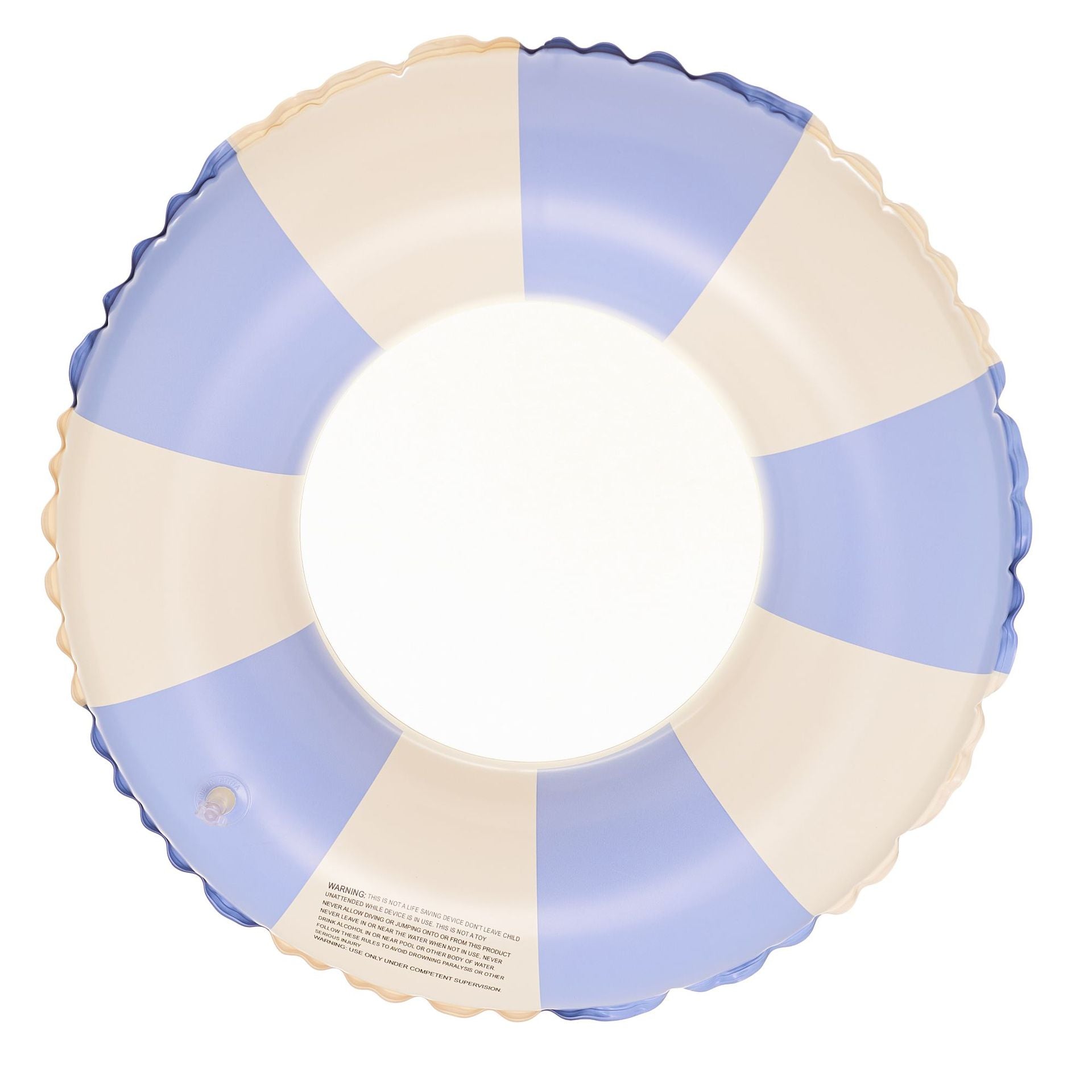 Blue stripes inflatable swimming rings pool float tube starwake