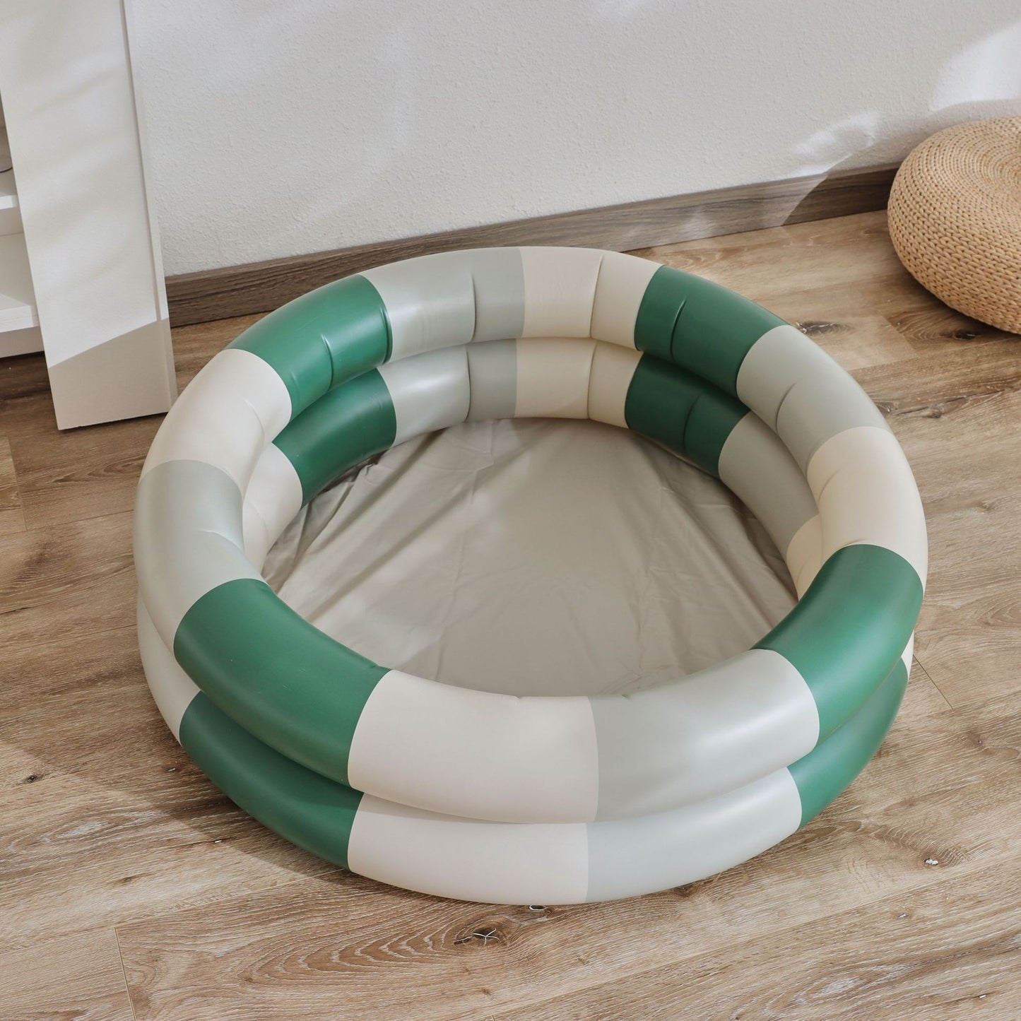 Baby stripe print inflatable pool starwake