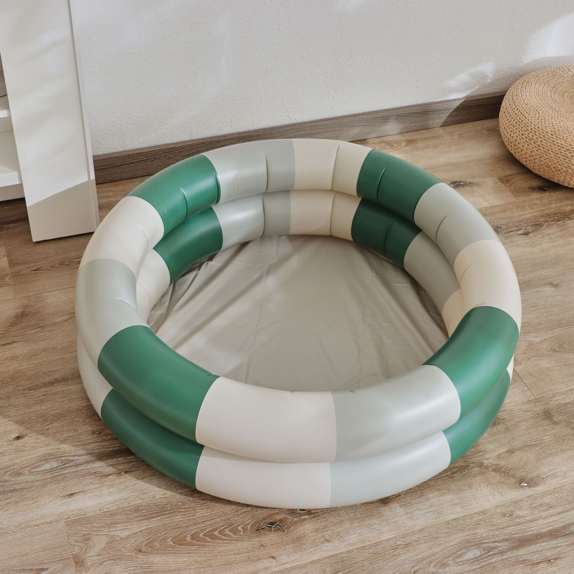 Baby stripe print inflatable pool starwake