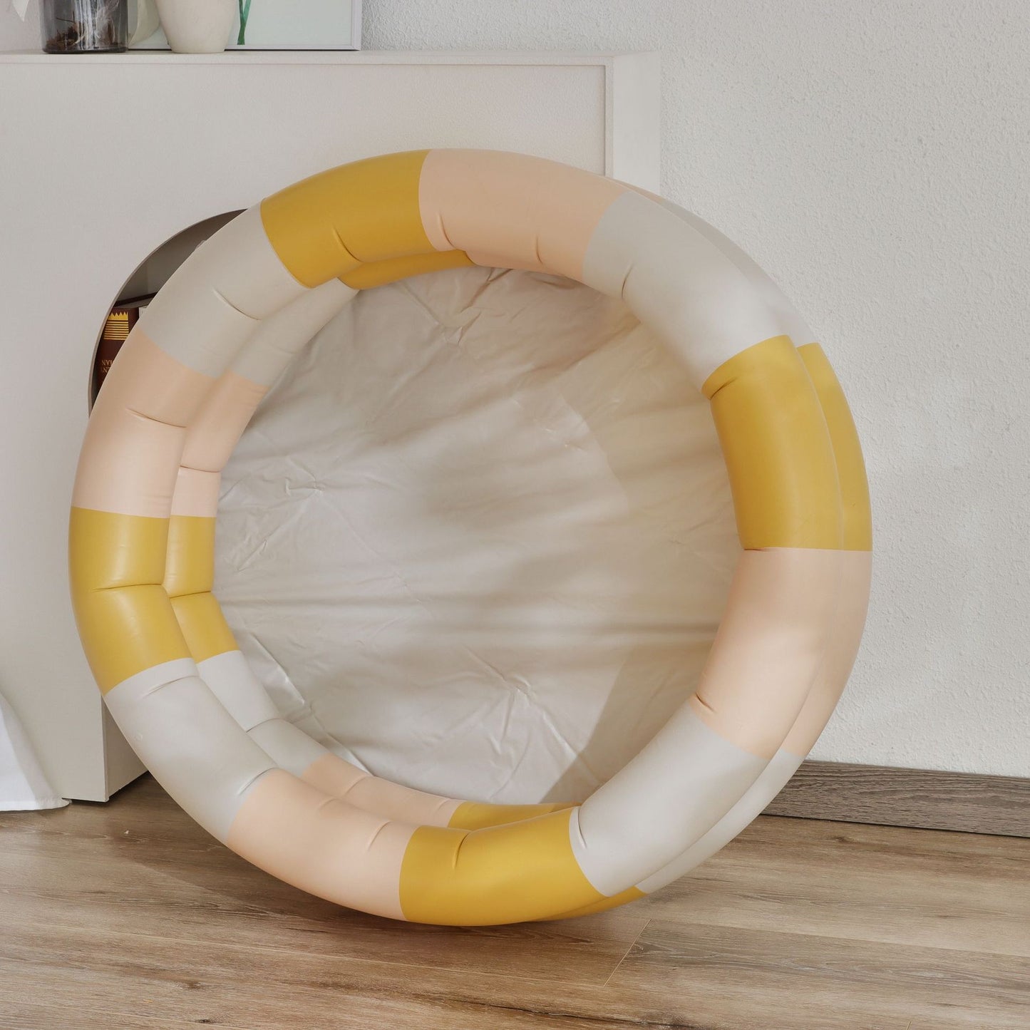 Baby stripe print inflatable pool starwake