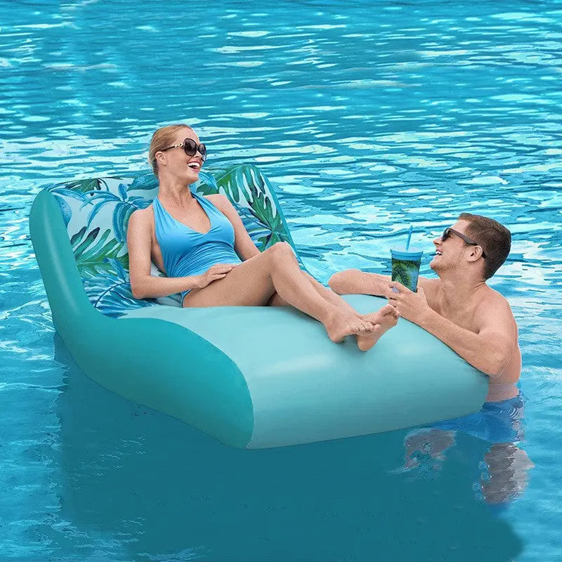 lounge chair pool float starwake 2 person 