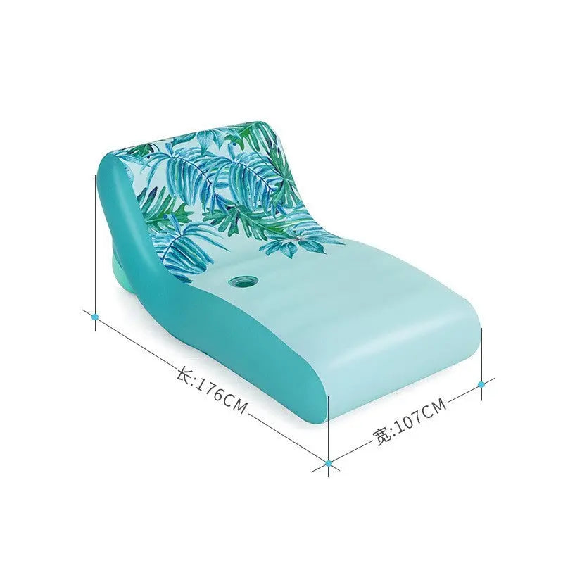 pool chair float with cup holder starwake size 