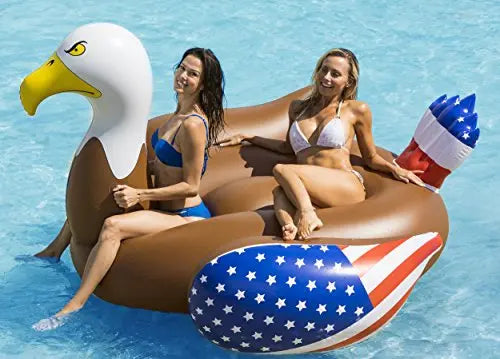 Giant American bald eagle pool float starwake