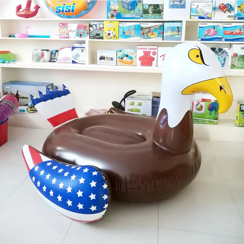 Giant American bald eagle pool float starwake