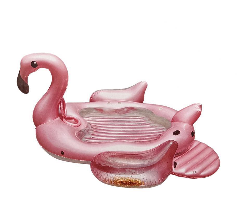 Giant flamingo pool float lounger for2-4 person starwake pink