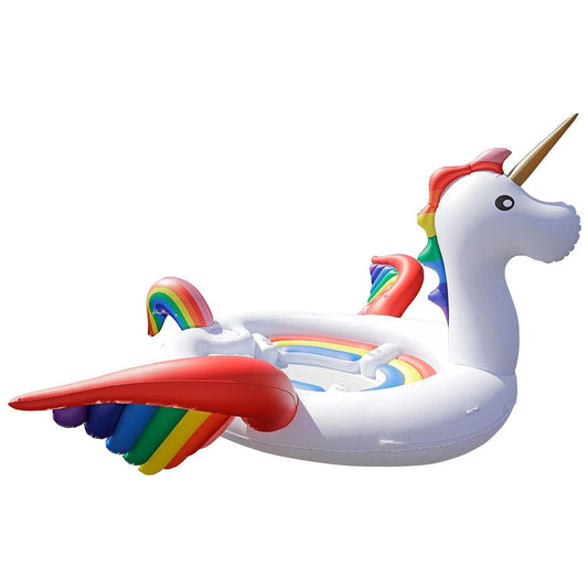 Giantic inflatable Unicorn for 6-Adult pool float starwake
