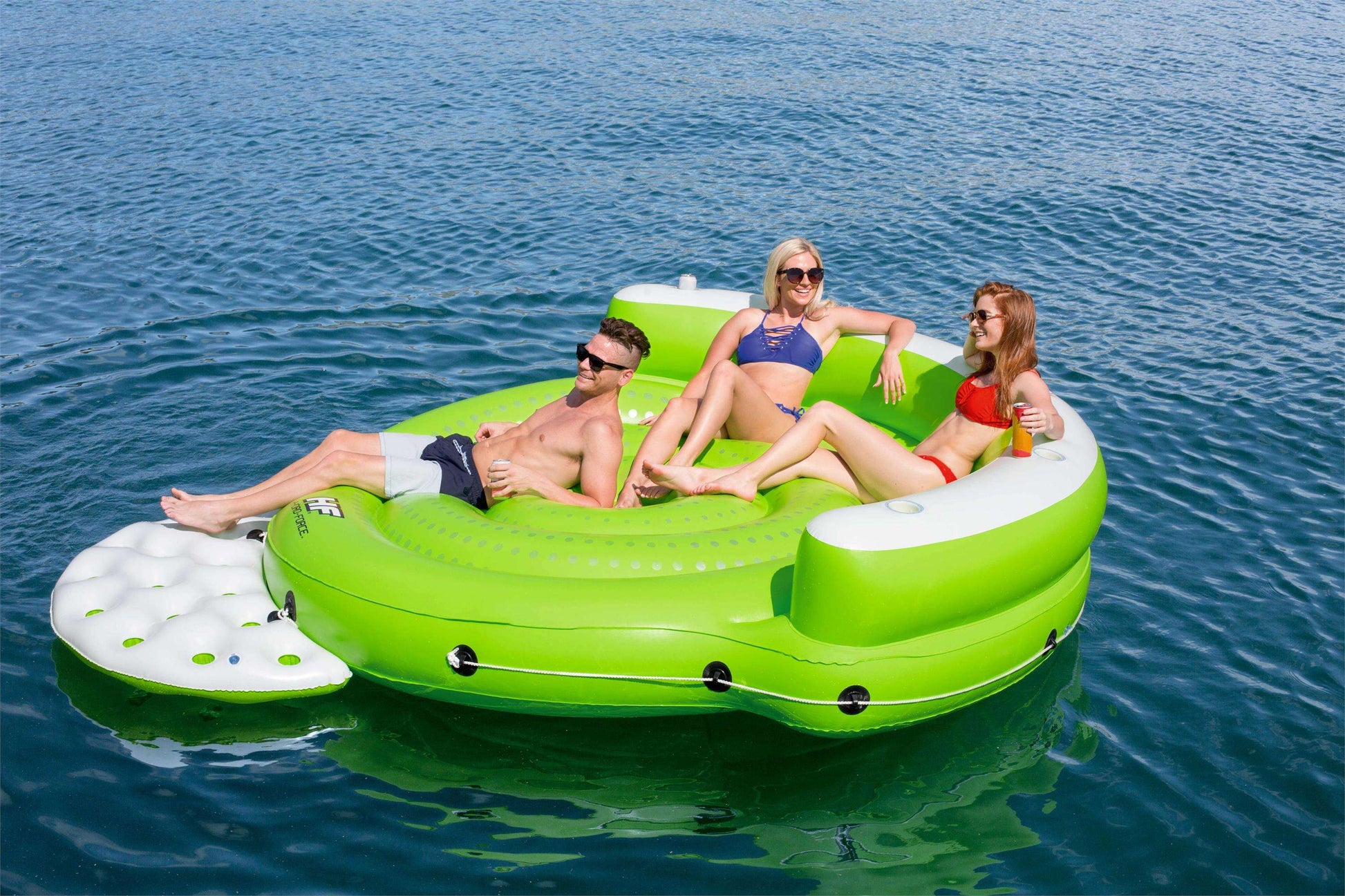 pool floating island starwake 3 person
