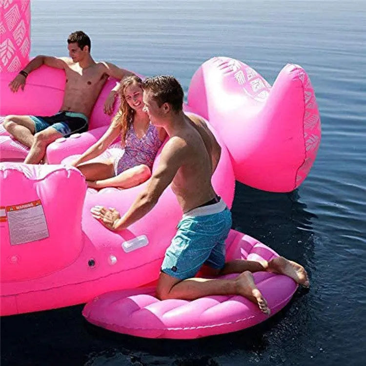 Gigantic Inflatable Flamingo 6-Adult Pool Float starwake