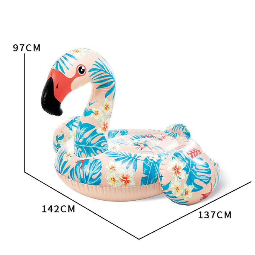 Printed Flamingo pool float starwake size