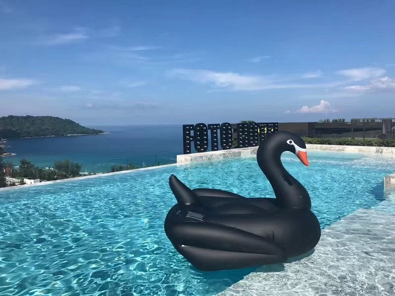 Elegant and Noble Swan Pool Float