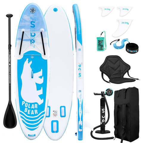 Inflatable Stand Up paddle Board POLAR BEAR 10′6″ SUP Board starwake