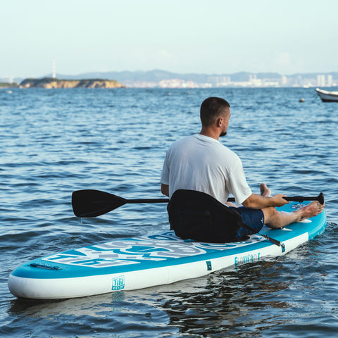 Inflatable Stand Up paddle Board WHITE NEW TIKI 10′6″ SUP Board starwake