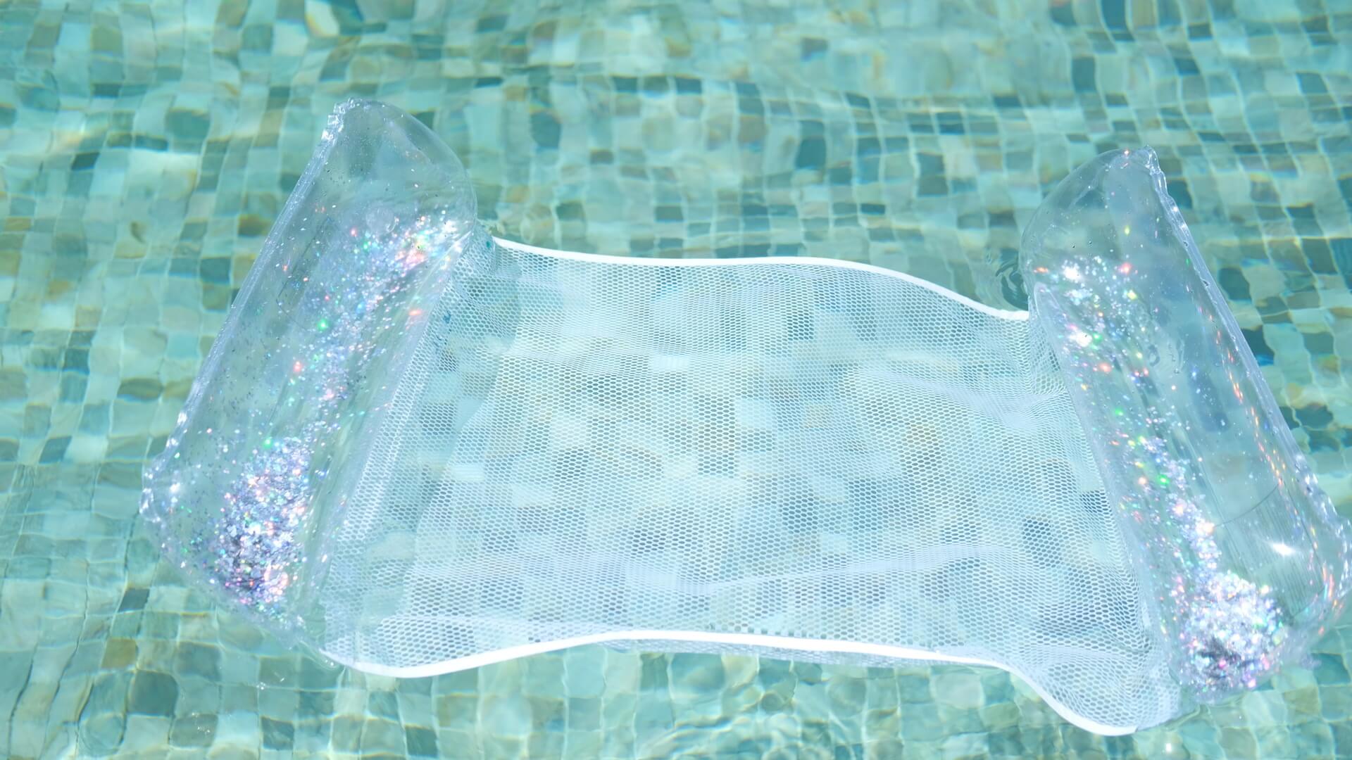 chair pool float starwake transparent