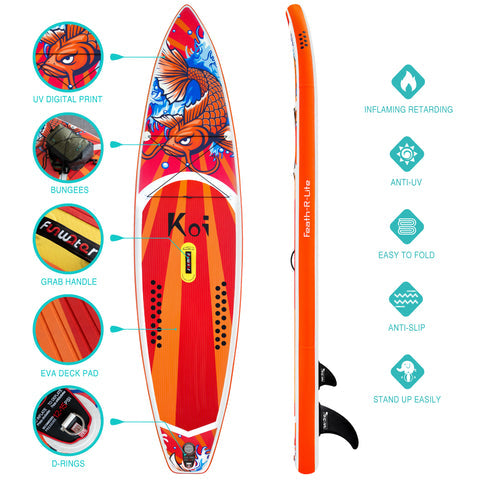 Inflatable Stand Up paddle Board KOI 11′6″ SUP Board starwake