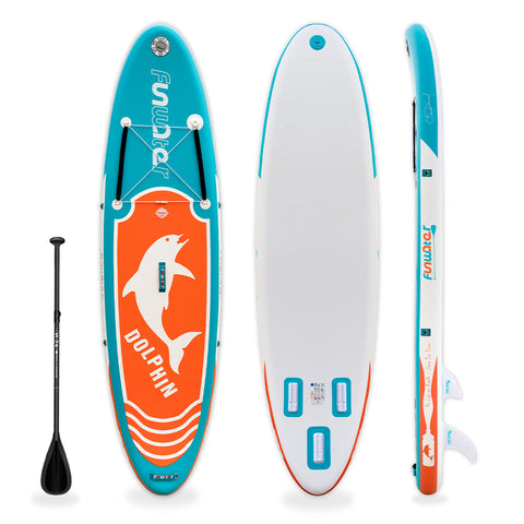 Inflatable Stand Up paddle Board DOLPHINS 10′ SUP Board starwake