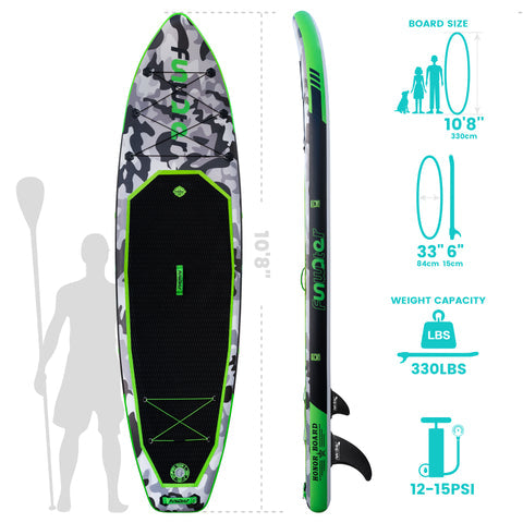 Inflatable Stand Up paddle Board HONOR 11′ SUP Board starwake