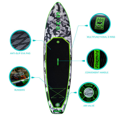 Inflatable Stand Up paddle Board HONOR 11′ SUP Board starwake
