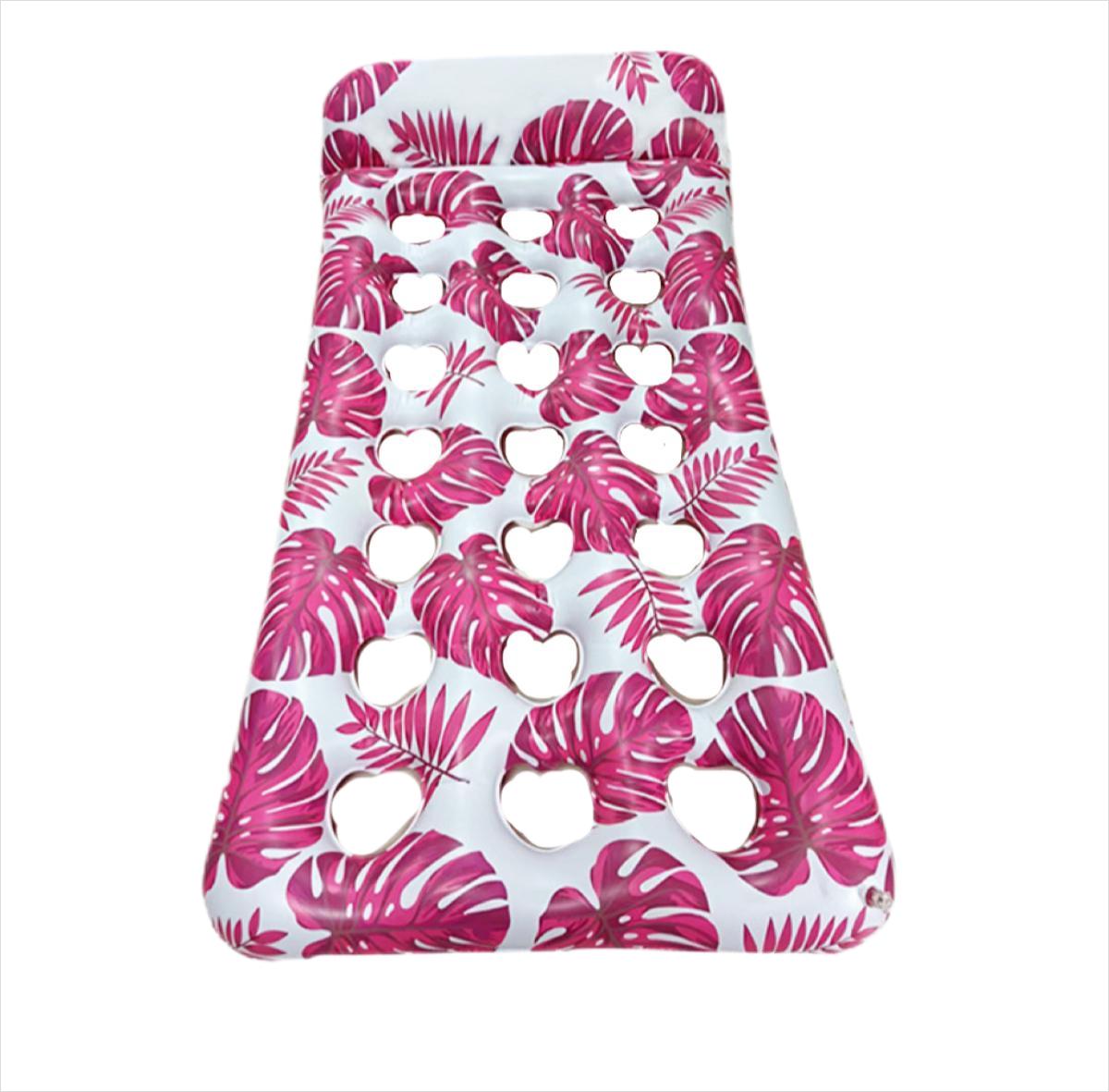 Giant Palm Tree pool floats with Heart-Shaped Holes