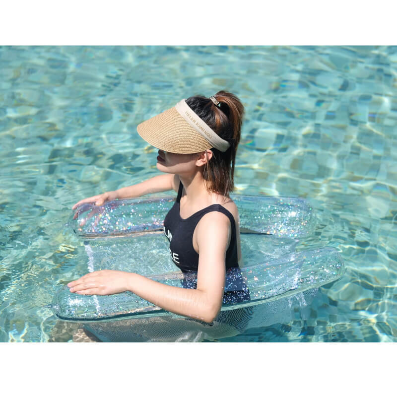 transparent pool chair float starwake women